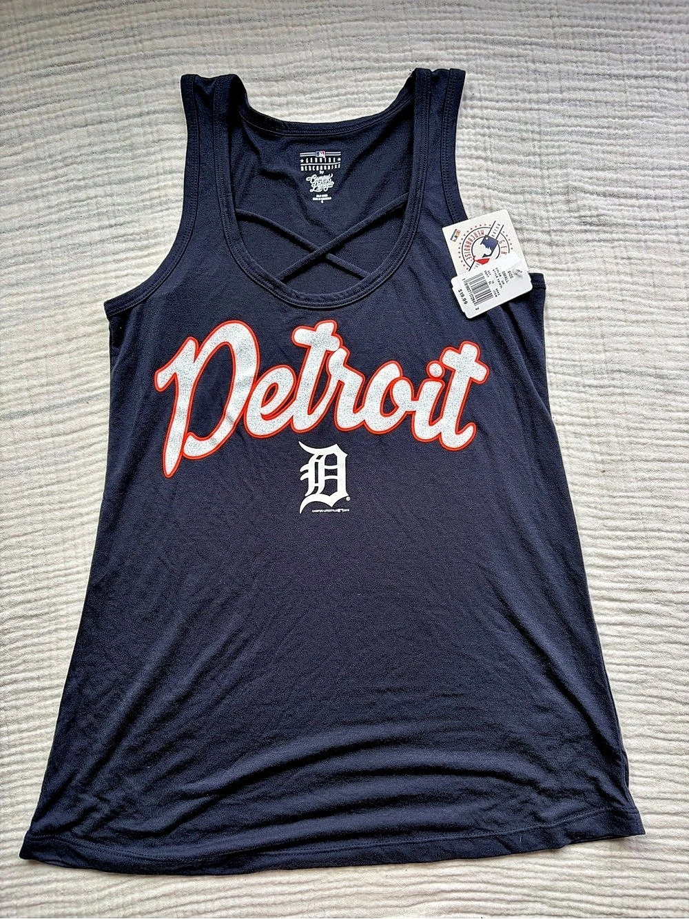 Detroit Tigers Graphic Tank Top Size Small NWT